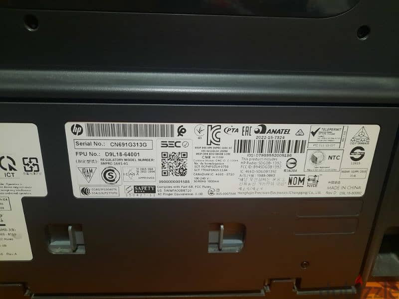 HP office jet All in one printer with ink cartridge, Ready to use. 5