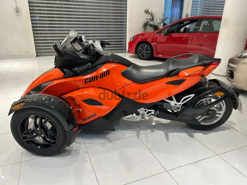 CAN AM SPYDER 2012 MODEL MOTOR CYCLE FOR SALE 5