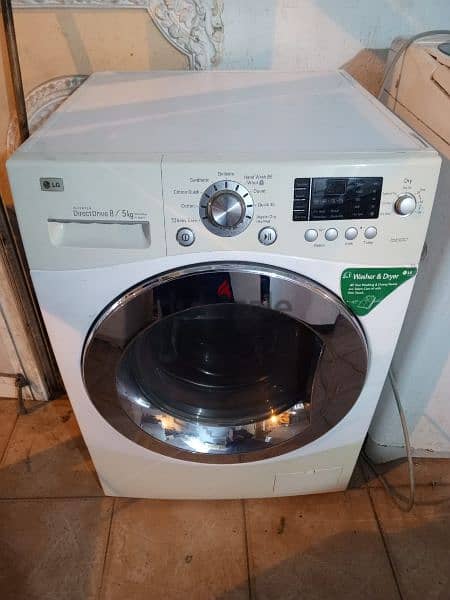 8.5kg lg wash and driyir 0