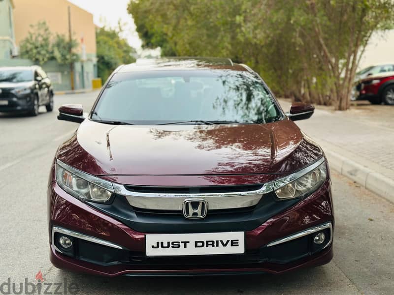 HONDA CIVIC 2019 MODEL FULL OPTION WITH BUTTON START 3