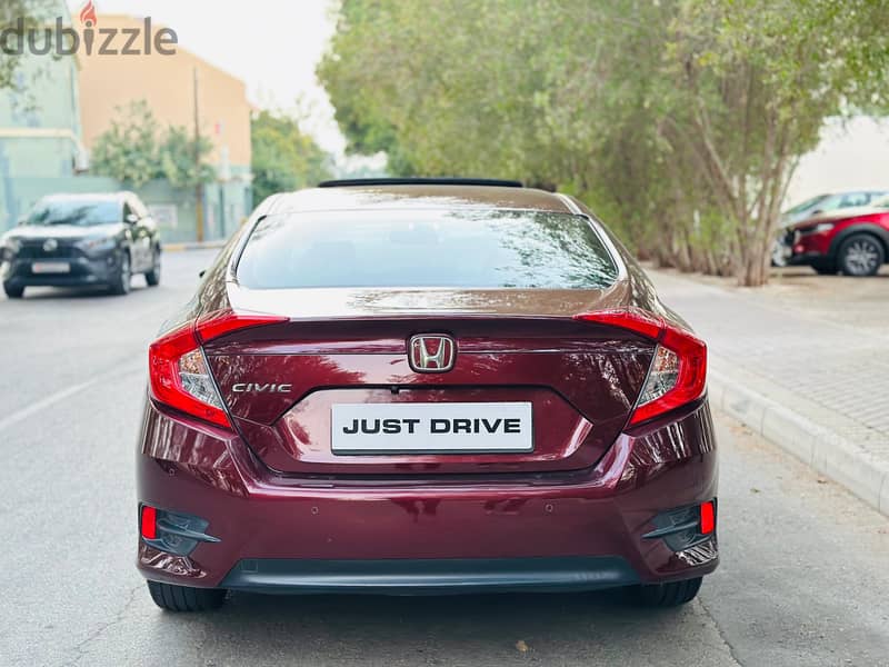 HONDA CIVIC 2019 MODEL FULL OPTION WITH BUTTON START 4