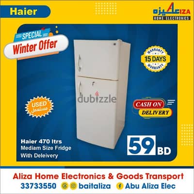 Haeir 470ltr Mediam Size Fridge هاير ثلاجة متوسطة