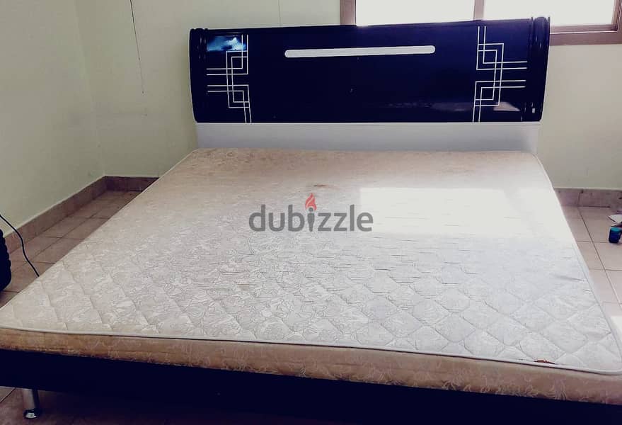 High Quality - Queen Cot with Medicated Orthopedic mattress. 3