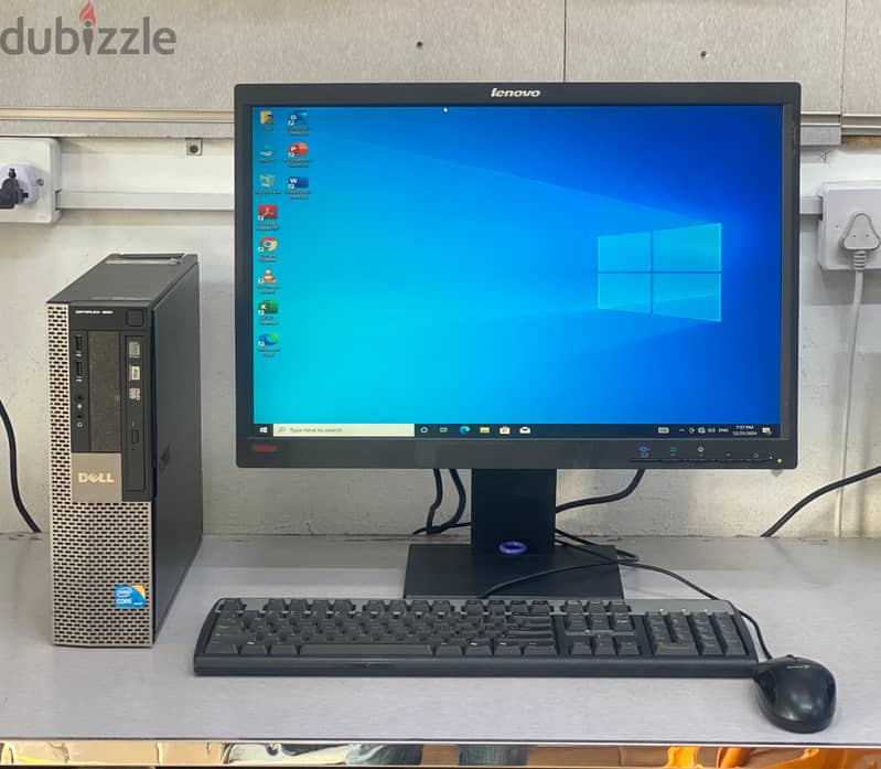 Dell Core i3 3.0Ghz Computer Set With 22"Monitor 500GB HDD 4GB RAM 0