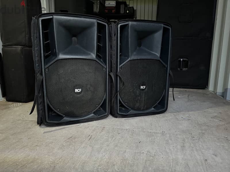 Speakers and amp for sale مجموعة سماعات للبيع 18