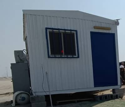 5x3 m portable cabin (toilet and kitchen in)