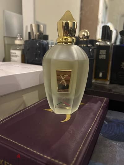 xerjoff renaissance 100ml 90% full perfume/fragrance