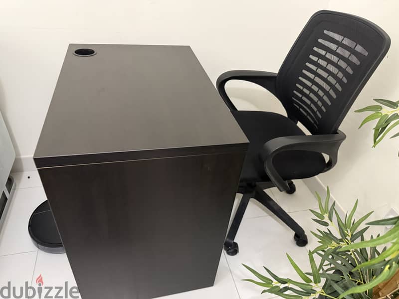 Ikea Desk Table with drawer & office chair "New Condition 5