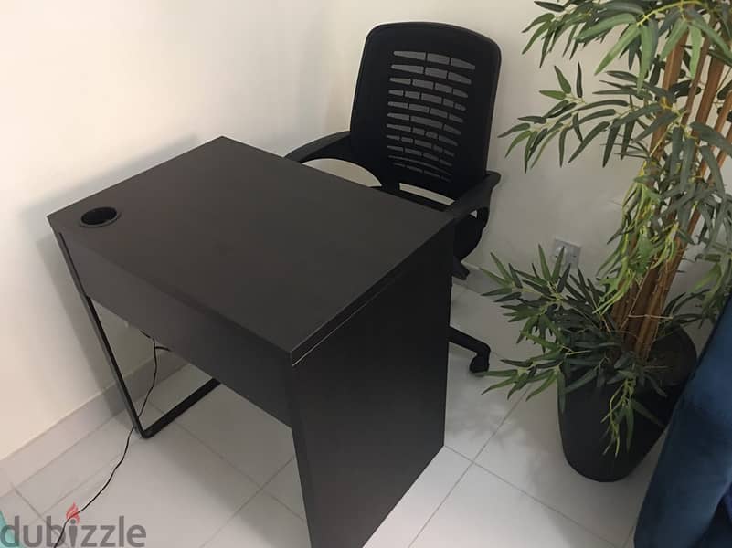 Ikea Desk Table with drawer & office chair "New Condition 11