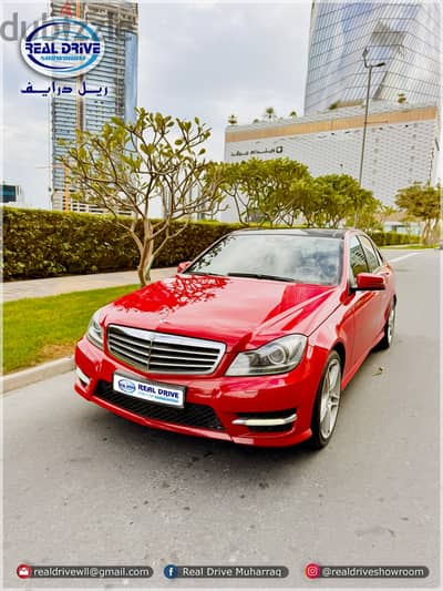 MERCEDES-BENZ C 200 : 2013 : 2.0L V4 -Red FOR SALE