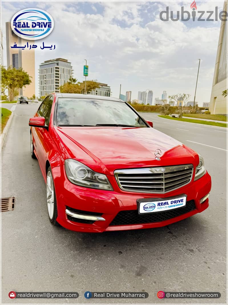 MERCEDES-BENZ C 200 : 2013 : 2.0L V4 -Red FOR SALE 1