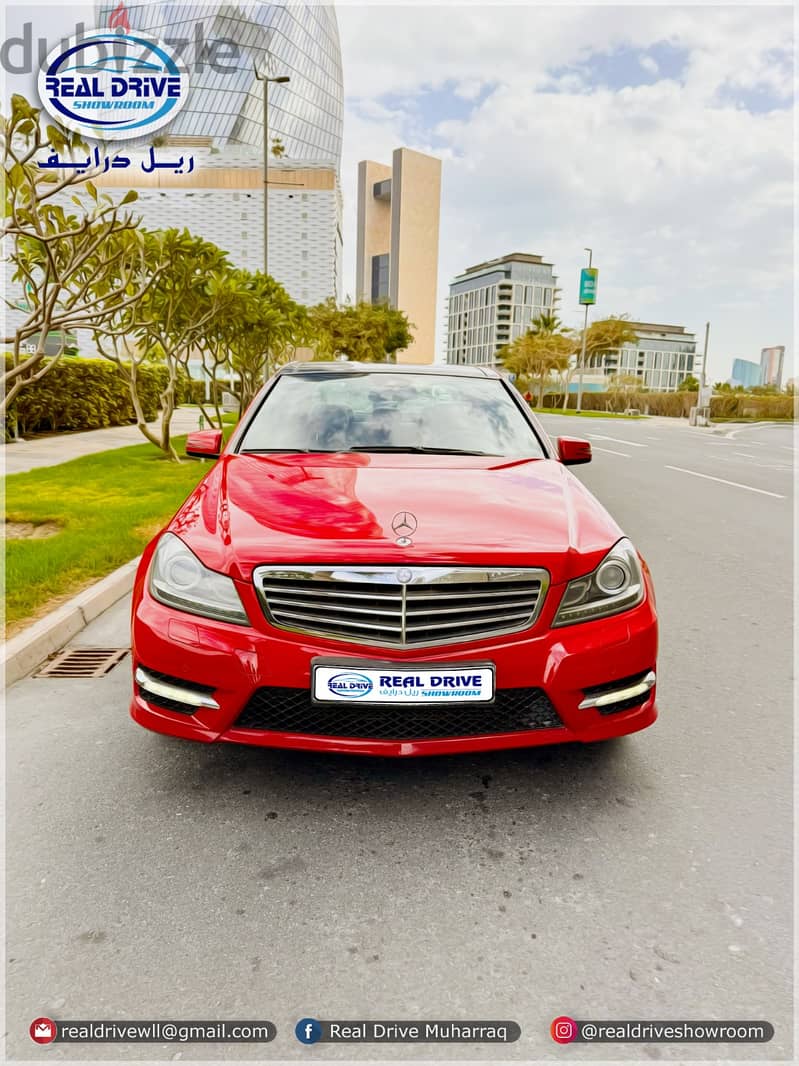 MERCEDES-BENZ C 200 : 2013 : 2.0L V4 -Red FOR SALE 2