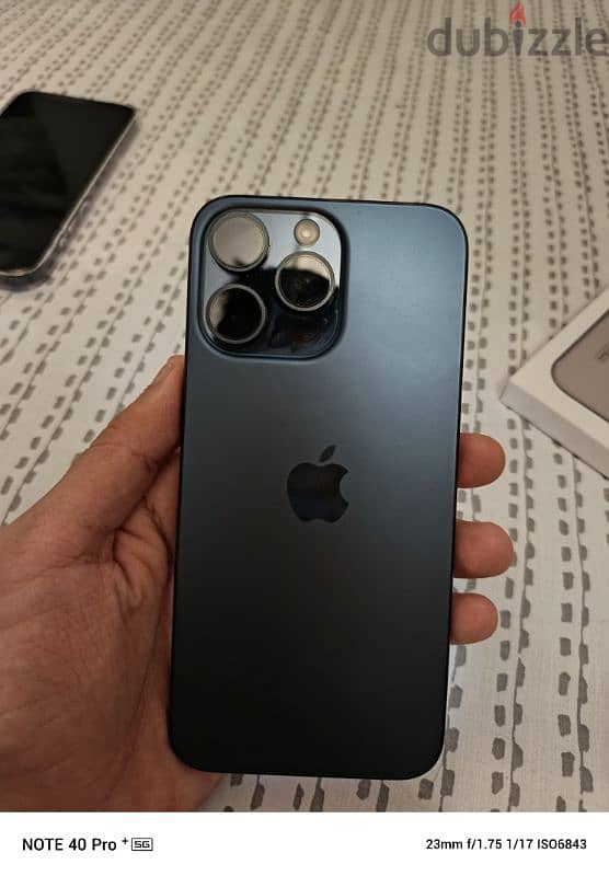 iPhone 15 pro max 256gb warranty till September 2025 0