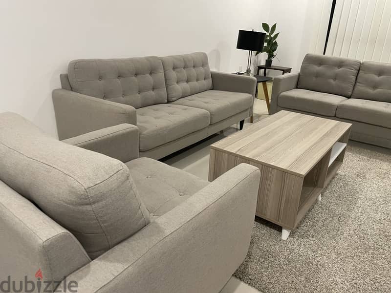 Home center 6 seater sofa for sale BD 190 0