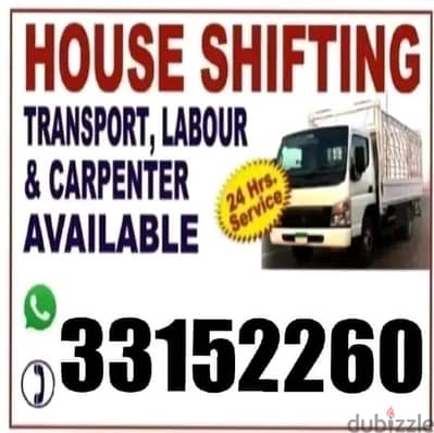 Sihfting  Furniture Fitting Furniture mover Packer Call 33152260