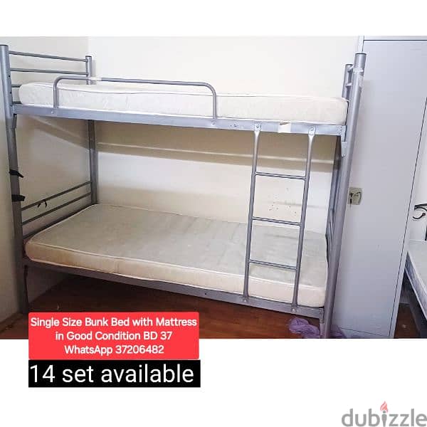 2 door wardrobe and other items for sale with Delivery 7