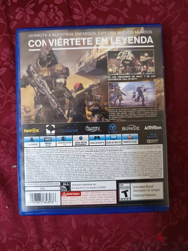 DESTINY ps4 CD 1