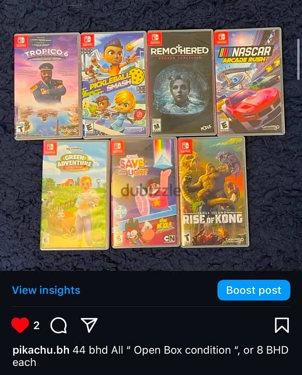 7 nintendo switch games for sale all In One 0