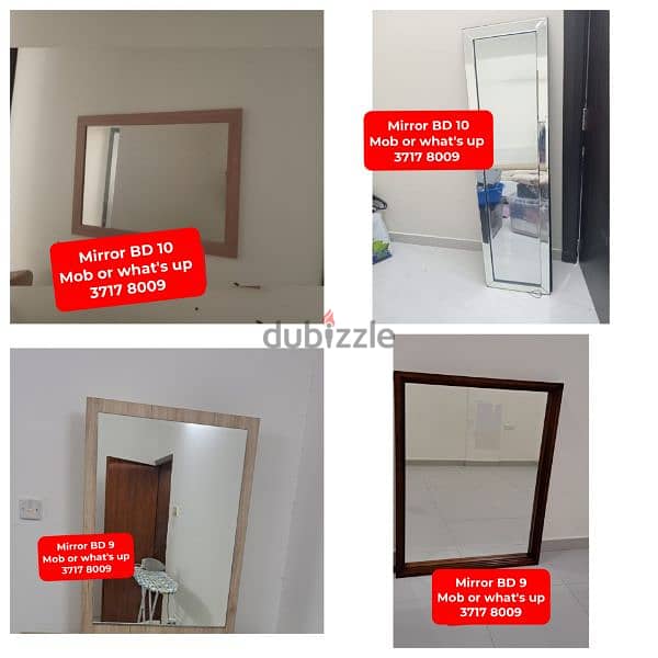 cupboard 2 door with mirror and other household items for sale 11