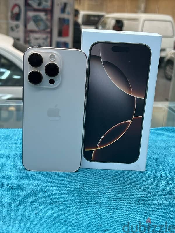 iPhone 16 Pro 256 GB internal memory 1 month use 11 month warranty 2