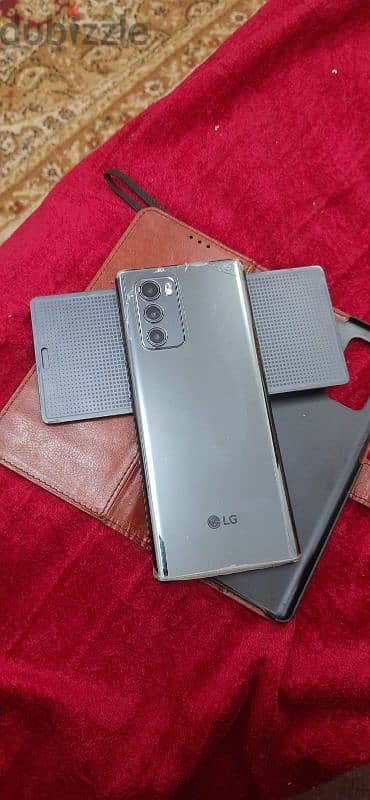 LG Wing 5g 8gb ram 256 storage with fixed product and with cover book 11