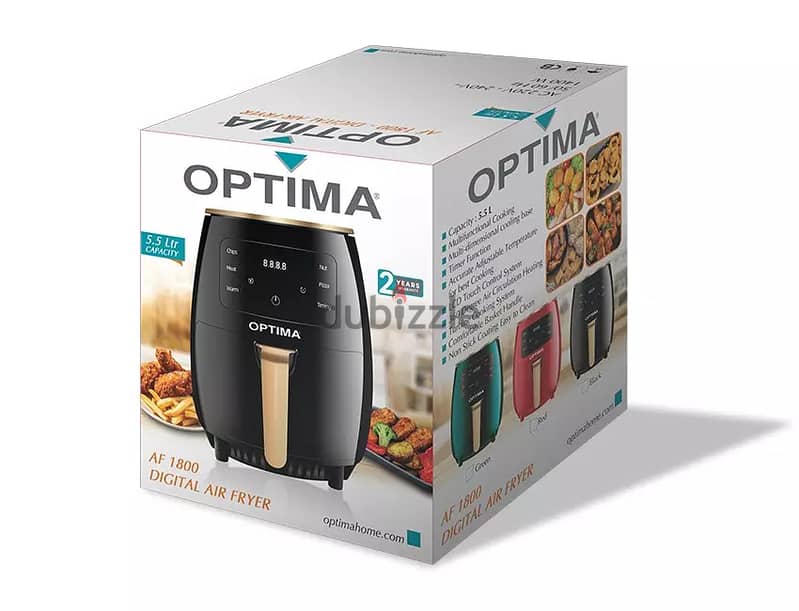 Optima Air Fryer Gold/Green 3