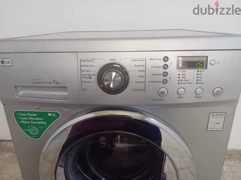 LG brand 8kg washing machine for sale fully automatic 3