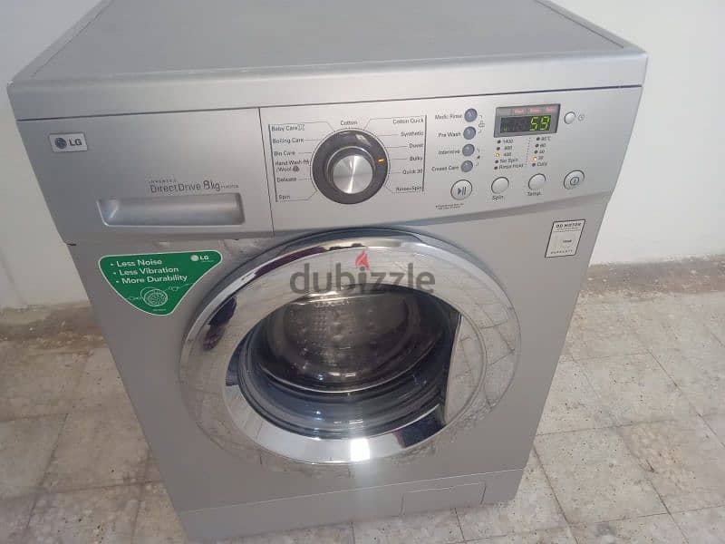 LG brand 8kg washing machine for sale fully automatic 4