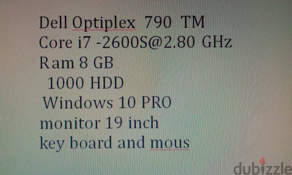 Dell i7 computer for sale 4