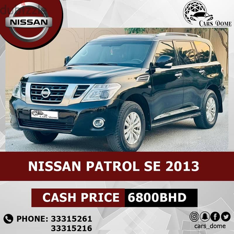 Nissan Patrol 2013 SE With Sunroof 7