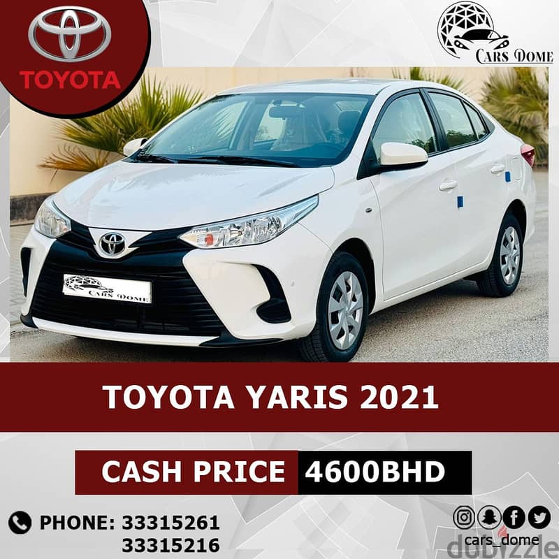 Toyota Yaris 2021 1.5L 8