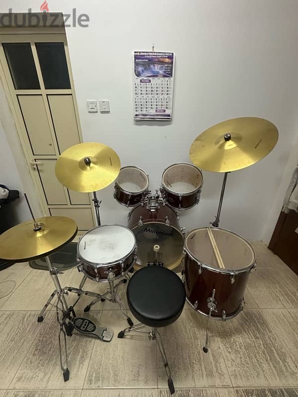 MILLENIUM DRUMS SET FOR SALE 0