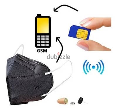 GSM Mask with Pen Camera - WiFi Enabled, Remote Control via App