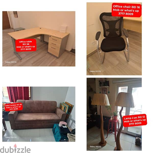 Office chair and other household items for sale with delivery 6