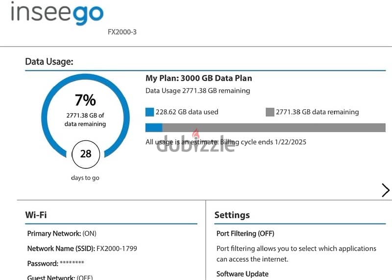 Inseego 5G router Wi-Fi 6 - All SIM Supported 1