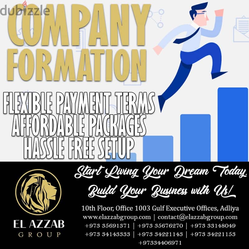 Hurry up! Form your company formation BHD49 Only 0