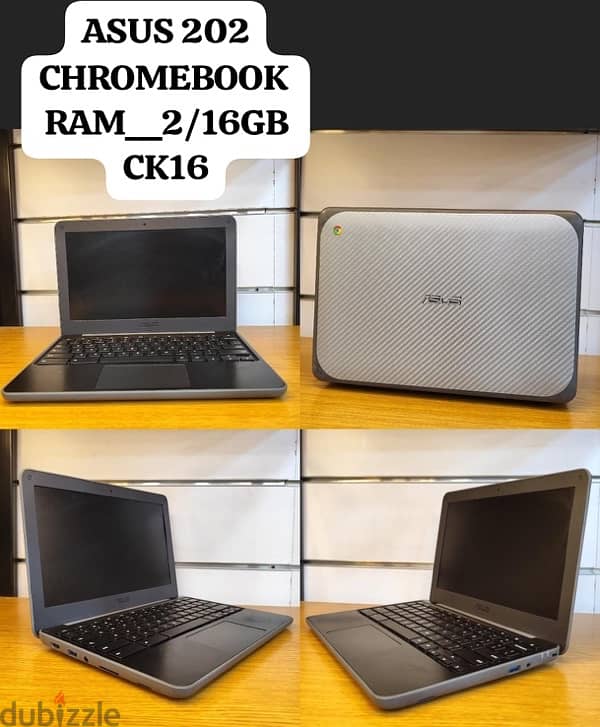 CHROMEBOOK ASUS 2GB RAM 16GB MEMORY 0