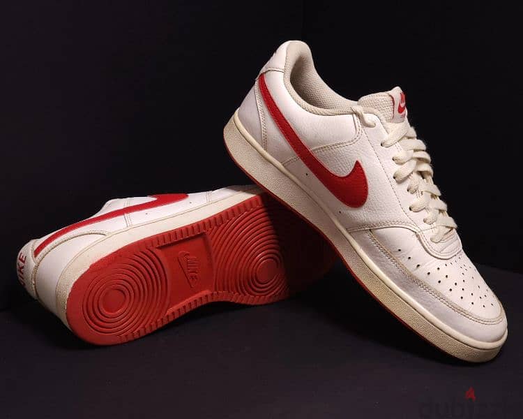 (EUR 42.5) Nike Court Vision Low White University Red 2