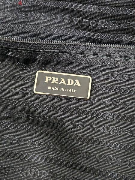 Prada Black Tessuto Nylon Shoulder Bag 10