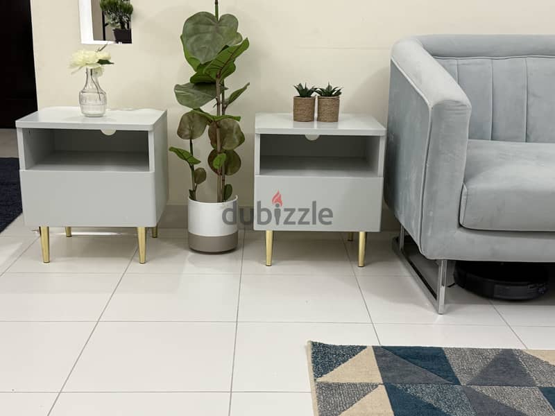 Elegant home center side tables two No heavy duty 3