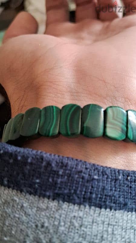 malachite bracelet, سوارة حجر الملكايت 0