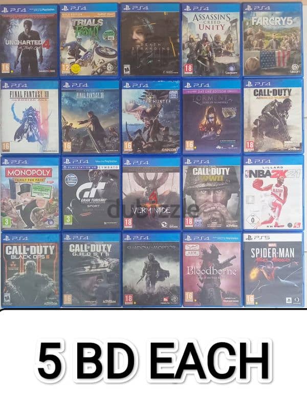 ps4 Games PS5 Compatible as well 5