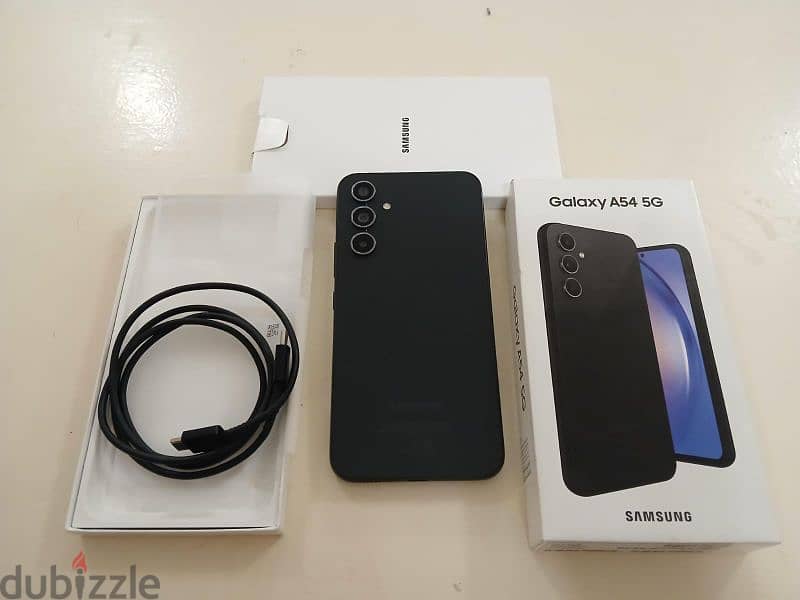 Samsung A54 5G 8GB RAM 128GB STORAGE With Box cable brand new condit 0