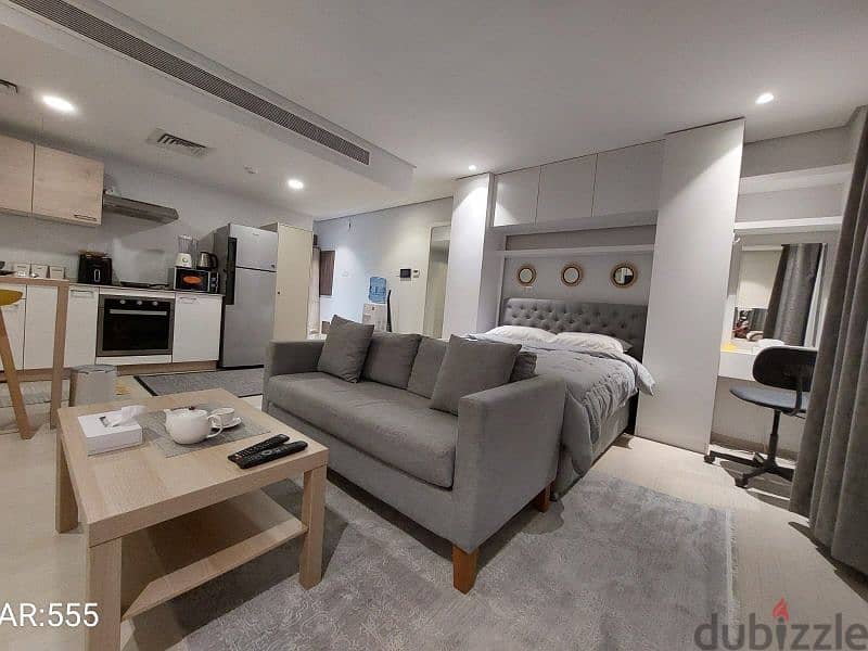 Amazing studio apartment for rent in Busaiteen 0