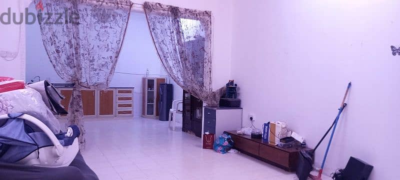 one studio flat for rent sanad near gulf university full furnished 9