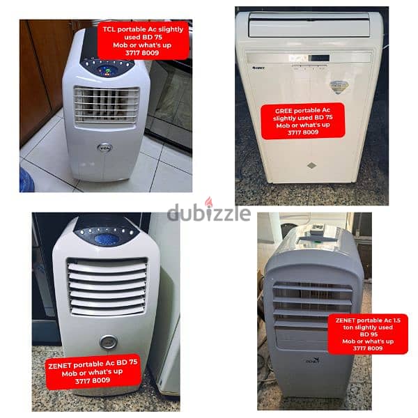 ZENET fridge slightly used and other household items for sale 15