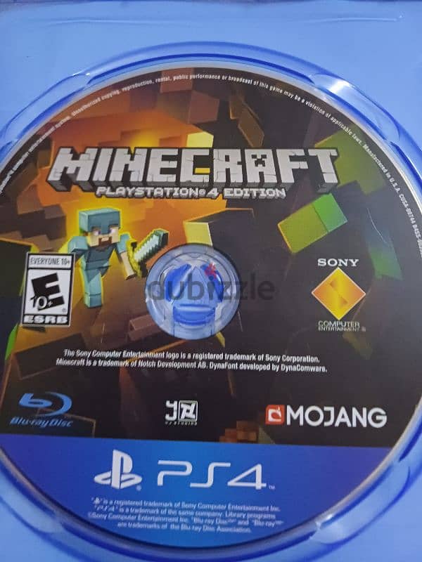 Minecraft game ps4 1