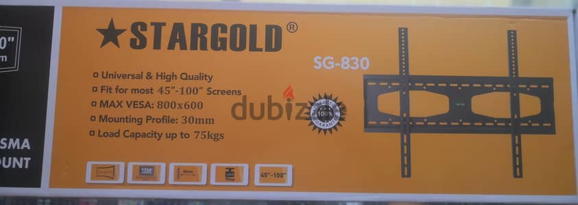 Star gold all types of Stands and receivers are available.