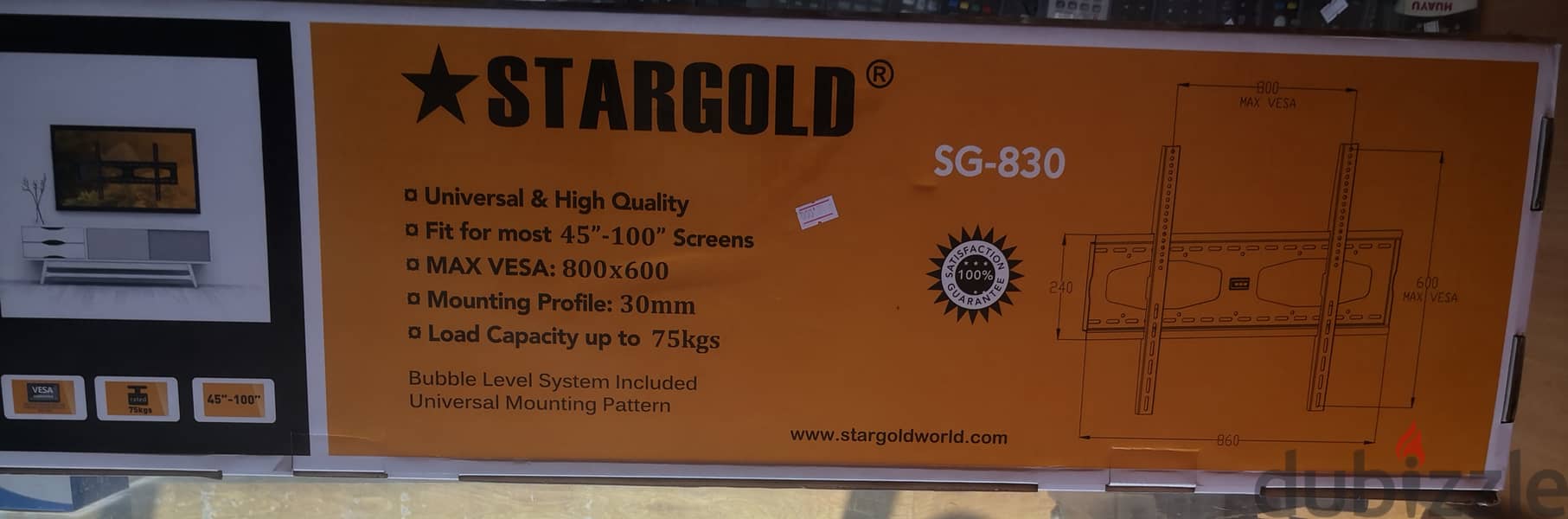 Star gold all types of Stands and receivers are available. 2