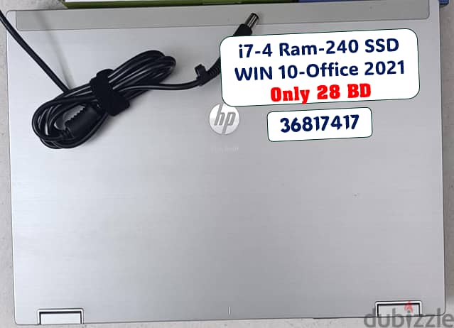 Laptop hp EliteBook 8440p Core i7/ 4 GB RAM/ 2.6 GHz /240 SSD/ Cam 0